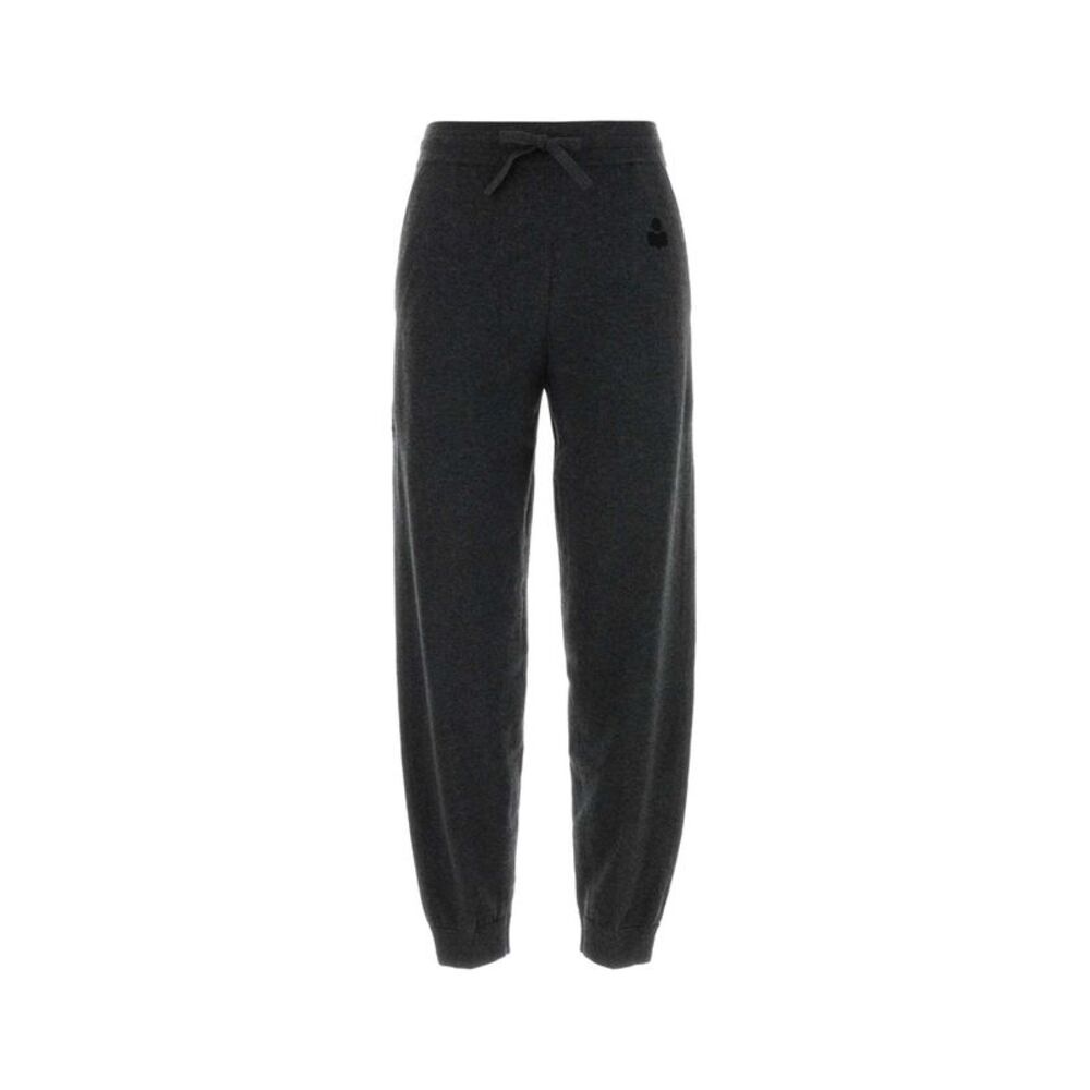 Isabel Marant Etoile Women Slate Cotton Blend Kira Joggers